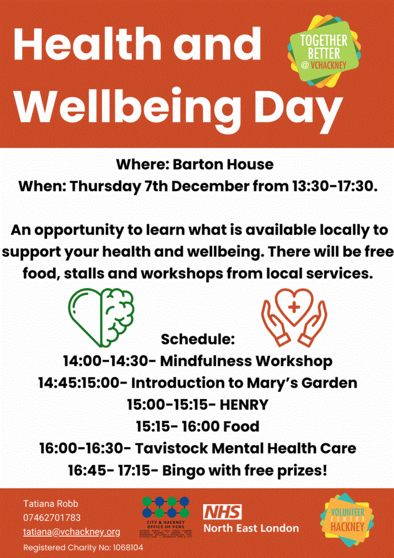 Health and Welbeing Day poster