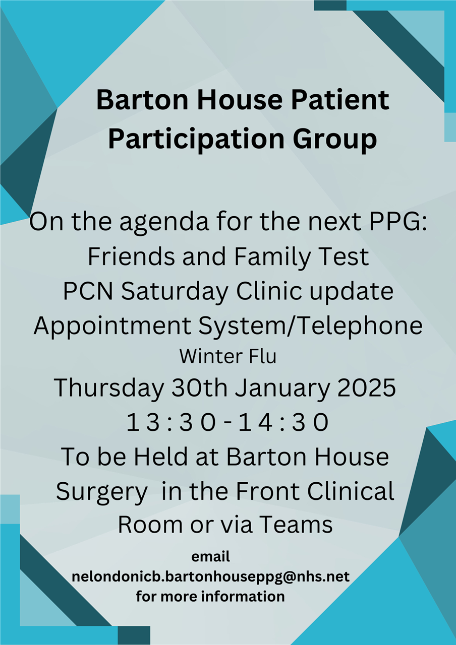 Patient Participation Group 30 January 