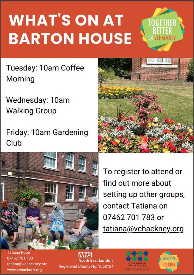 Whats on at Barton House